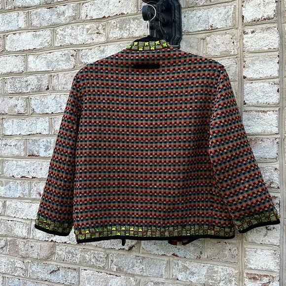 Vintage Jean Paul Gaultier Mulitcolor Wool Beaded Jacket - Picture 11 of 15